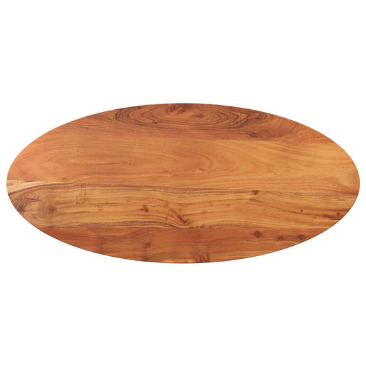vidaXL Επιφάνεια Τραπεζιού Οβάλ 140x60x2,5 εκ. Μασίφ Ξύλο Ακακίας