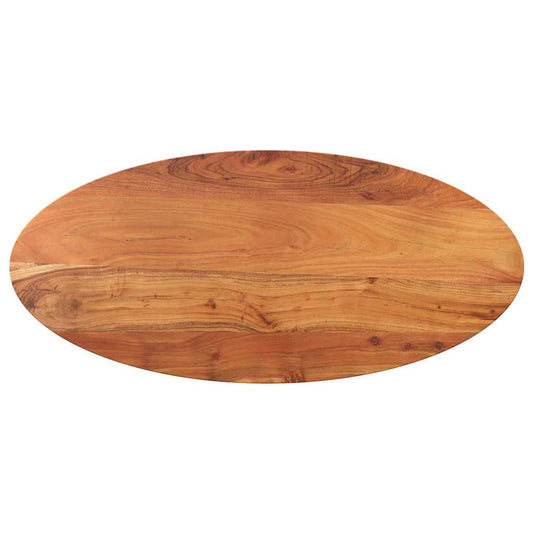 vidaXL Επιφάνεια Τραπεζιού Οβάλ 100x40x3,8 εκ. Μασίφ Ξύλο Ακακίας