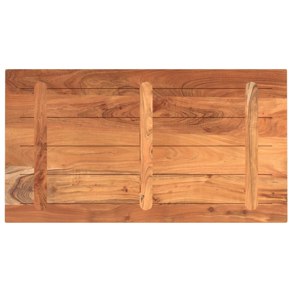 vidaXL Επιφάνεια Γραφείου Ορθογώνια 120x50x2,5 εκ. Μασίφ Ξύλο Ακακίας