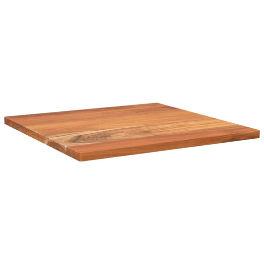 vidaXL Επιφάνεια Τραπεζιού Τετράγωνη 60x60x2,5 εκ. Μασίφ Ξύλο Οξιάς
