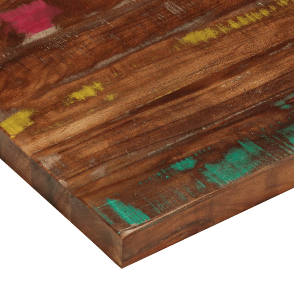vidaXL Επιτραπέζιο 80x80x1,5 cm τετράγωνο στερεό ξύλο αναγεννημένο