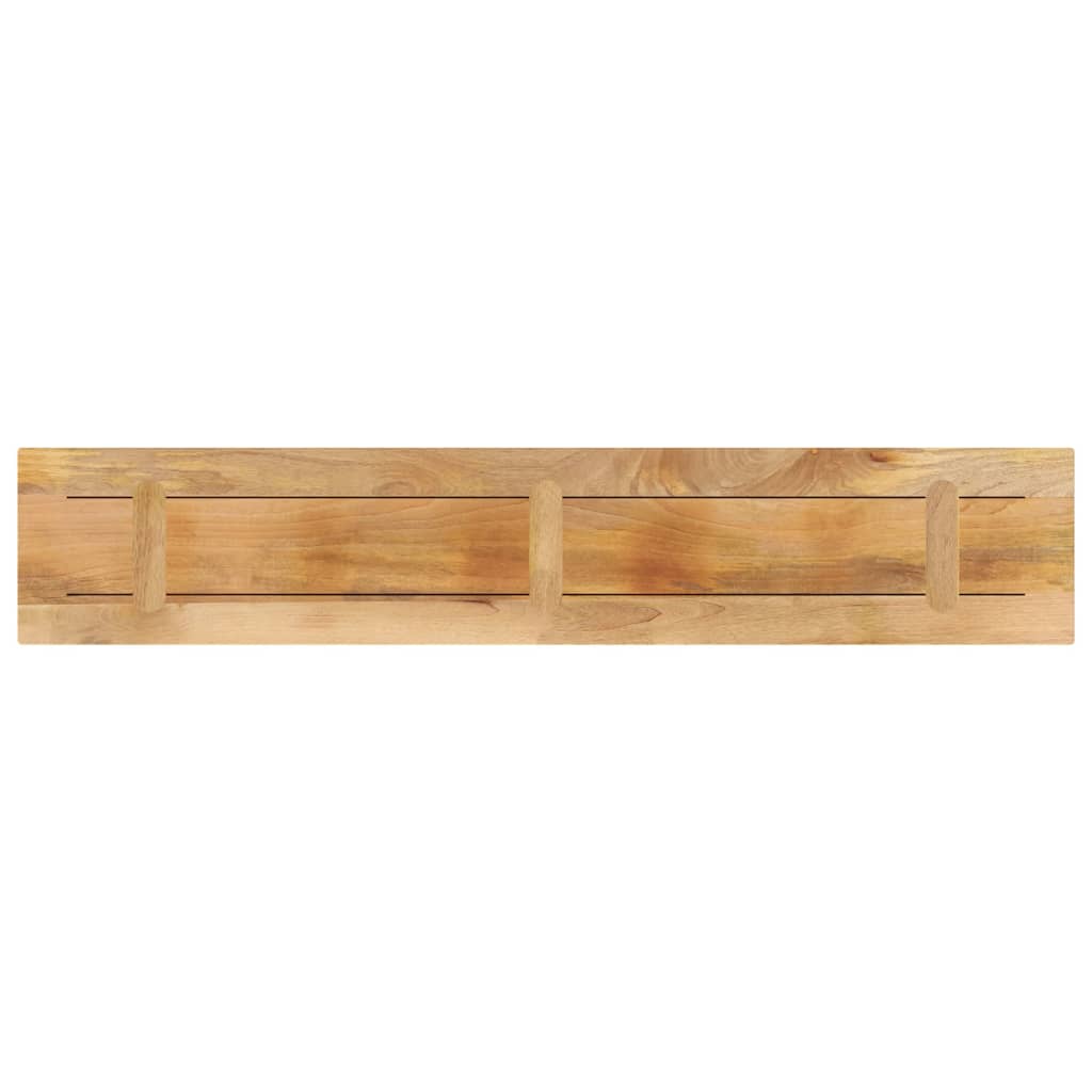 vidaXL Επιφάνεια Τραπεζιού Ορθογώνια 140x40x2,5 εκ. Μασίφ Ξύλο Μάνγκο