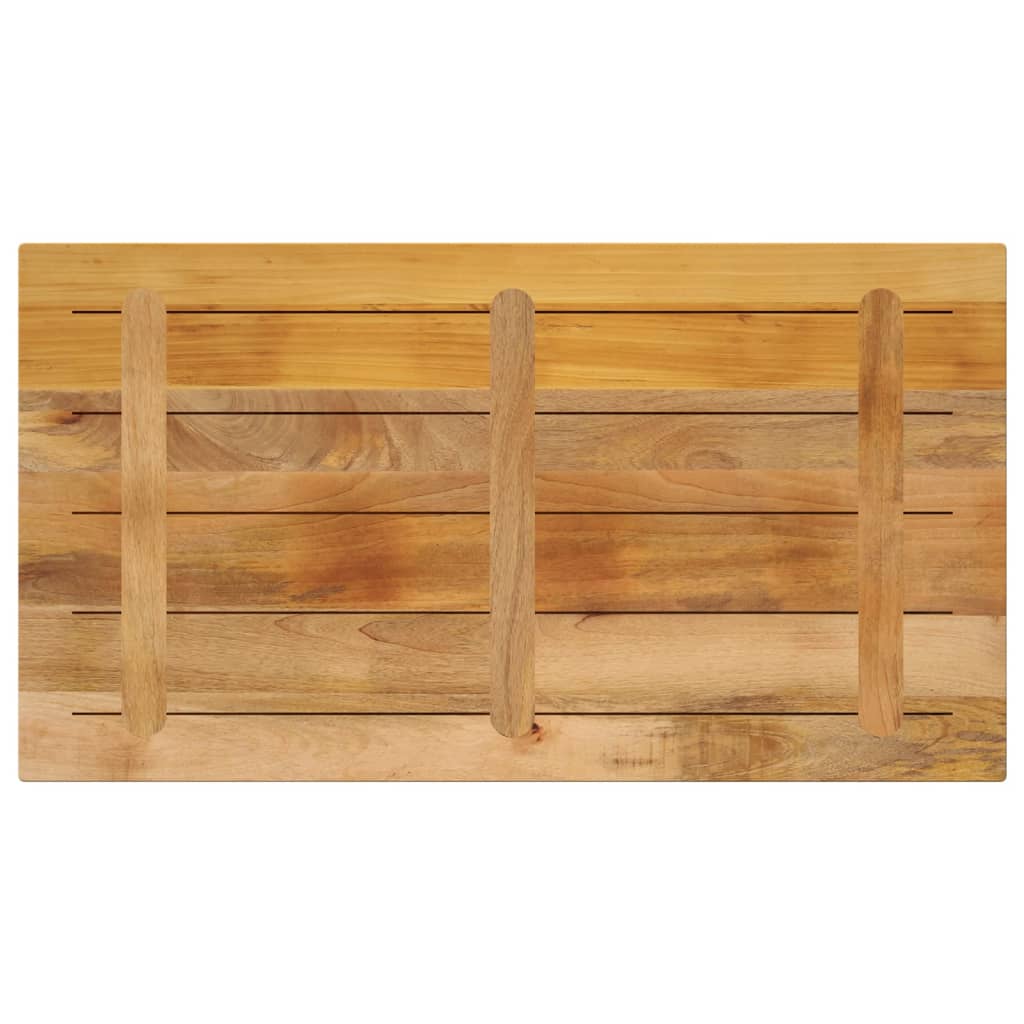 vidaXL Επιφάνεια Τραπεζιού Ορθογώνια 110x60x2,5 εκ. Μασίφ Ξύλο Μάνγκο