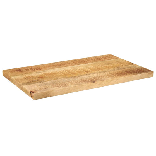vidaXL Επιφάνεια Τραπεζιού Ορθογώνια 50x40x3,8 εκ. από Μασίφ Ξύλο και Ακατέργαστο Μάνγκο