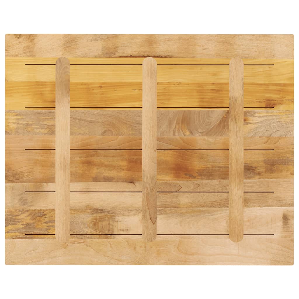 vidaXL Επιτραπέζια επιφάνεια 90x80x3,8 cm Ορθογώνια από μασίφ ξύλο