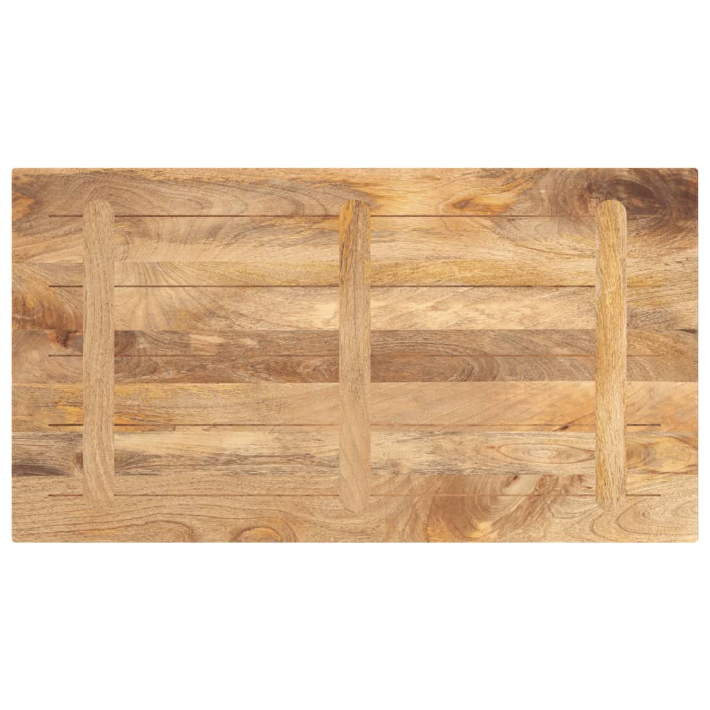 vidaXL Επιφάνεια Τραπεζιού Ορθογώνια 100x70x3,8 εκ. Μασίφ Ξύλο Μάνγκο