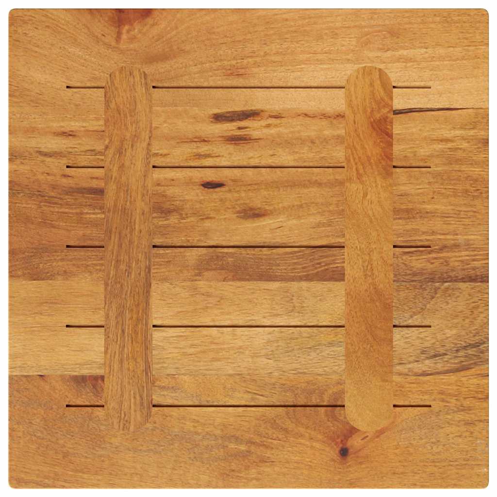 vidaXL Επιφάνεια Τραπεζιού Τετράγωνη 60x60x2,5 εκ. Μασίφ Ξύλο Μάνγκο