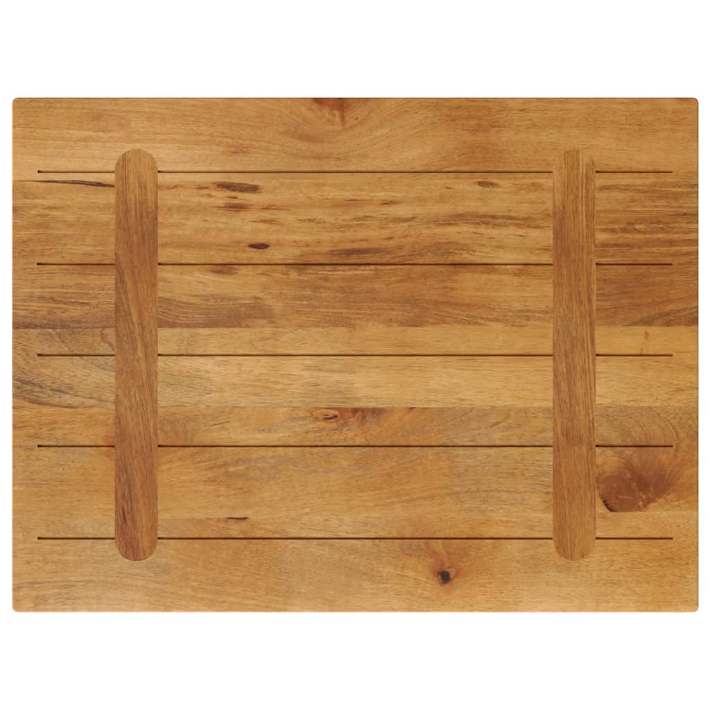 vidaXL Επιφάνεια Τραπεζιού Ορθογώνια 70x60x2,5 εκ. Μασίφ Ξύλο Μάνγκο