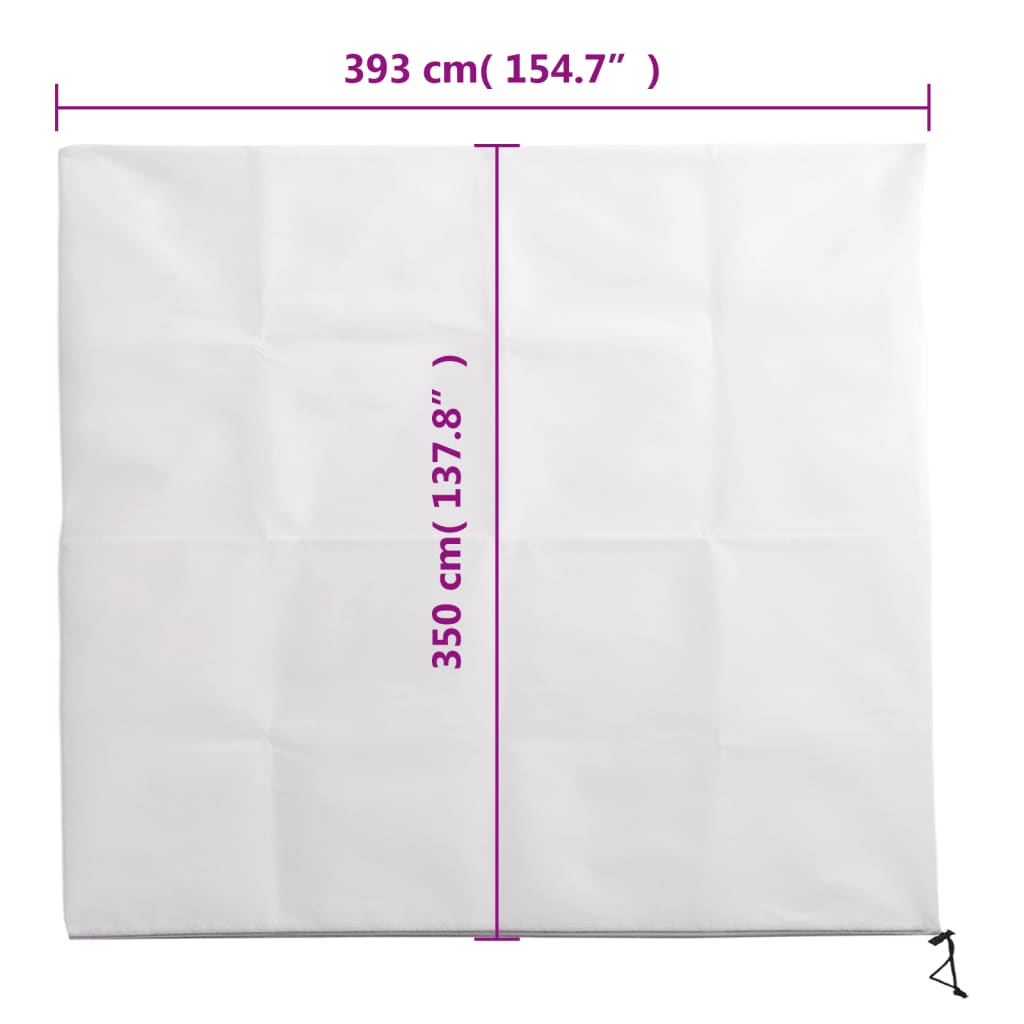 vidaXL Καλύμματα Φυτών Αντιπαγετ. Φερμουάρ 4 τεμ. 70 γρ/μ² 3,93x3,5 μ.