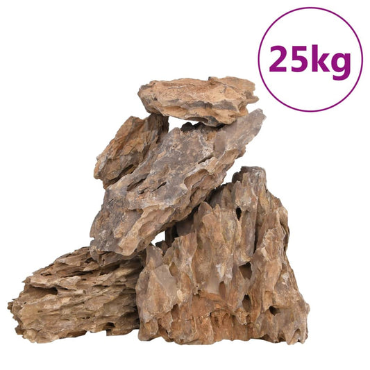 vidaXL Πέτρες Dragon Stones Διάφορα Χρώματα 25 κιλά 10-30 εκ.