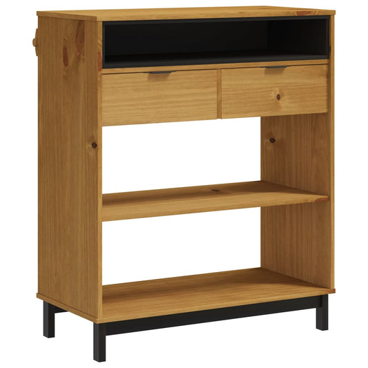 vidaXL Τραπέζι Μπαρ FLAM 92 x 45 x 110 εκ. από Μασίφ Ξύλο Πεύκου