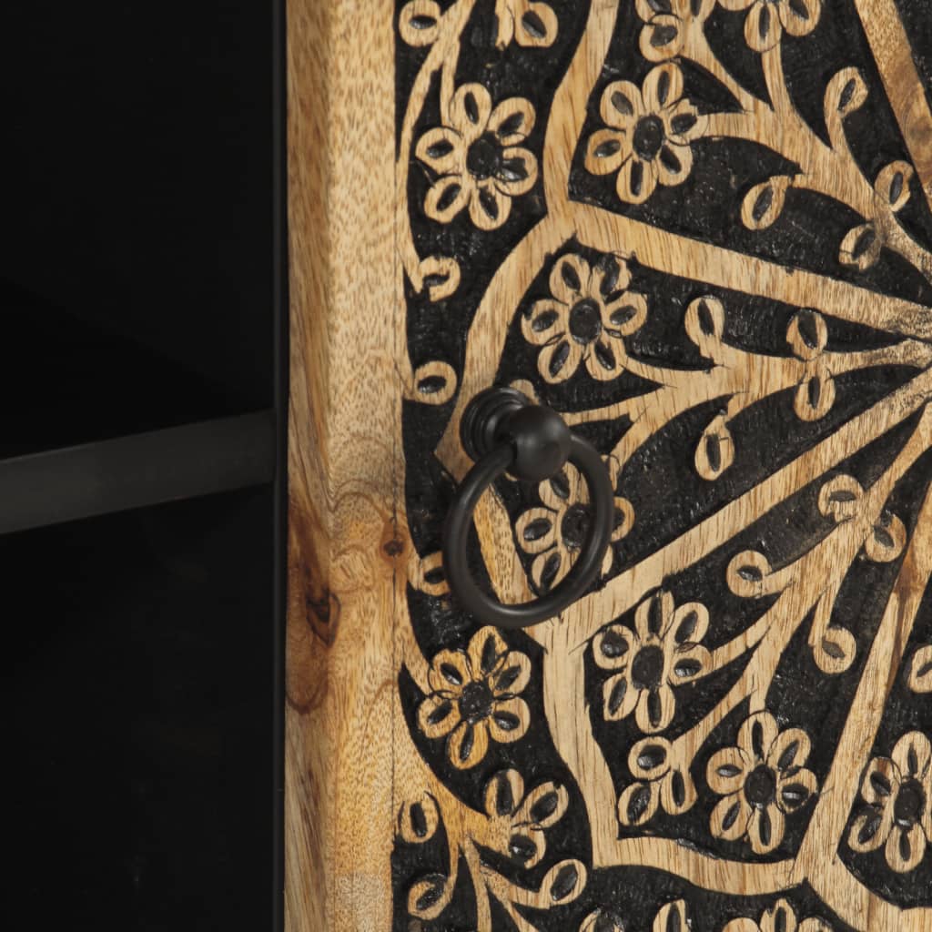 vidaXL Έπιπλο Τηλεόρασης 105 x 33 x 46 εκ. από Μασίφ Ξύλο Μάνγκο