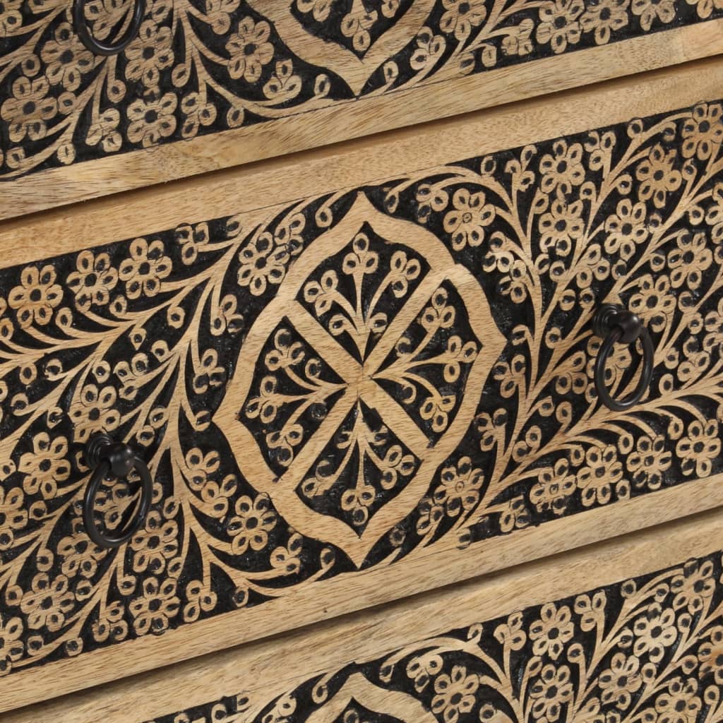 vidaXL Βοηθητικό Ντουλάπι 60 x 33 x 75 εκ. από Μασίφ Ξύλο Μάνγκο