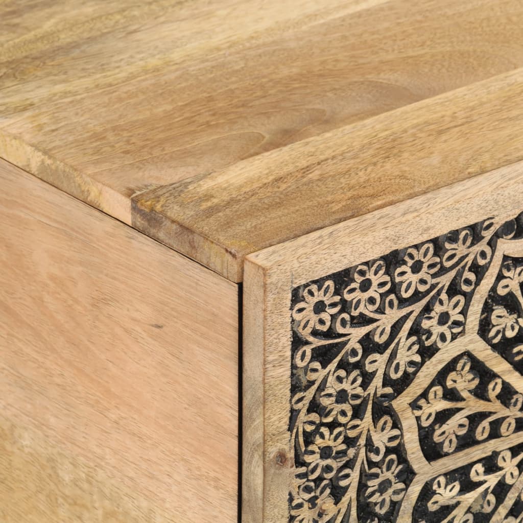 vidaXL Τραπεζάκι Σαλονιού 80 x 50 x 40 εκ. από Μασίφ Ξύλο Μάνγκο