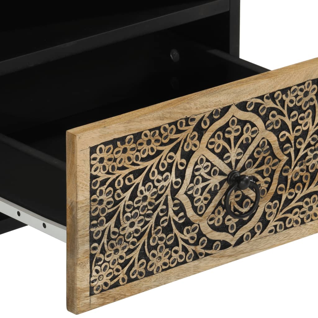 vidaXL Κομοδίνο 40 x 33 x 46 εκ. από Μασίφ Ξύλο Μάνγκο