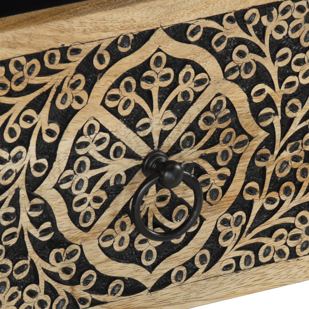 vidaXL Κομοδίνα 2 τεμ. 40 x 33 x 46 εκ. από Μασίφ Ξύλο Μάνγκο