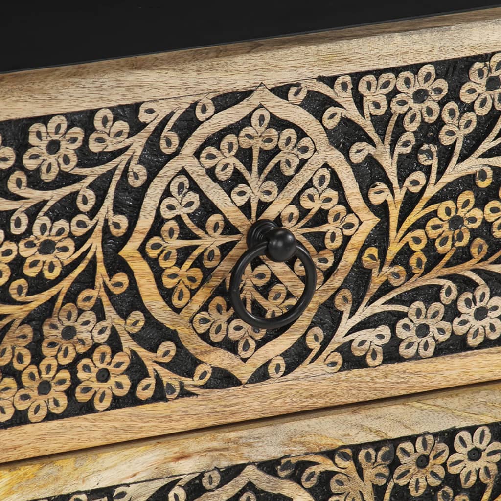 vidaXL Κομοδίνο 50 x 33 x 60 εκ. από Μασίφ Ξύλο Μάνγκο