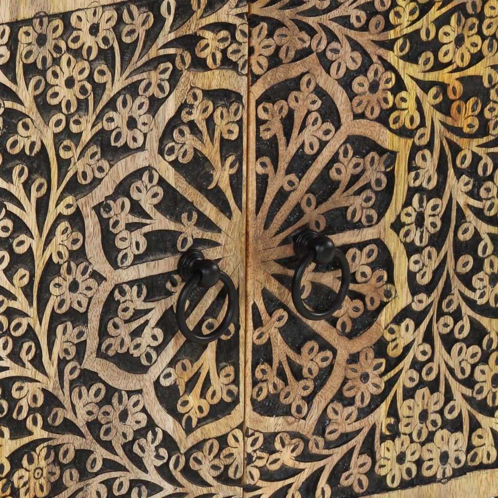 vidaXL Κομοδίνο 50 x 33 x 60 εκ. από Μασίφ Ξύλο Μάνγκο