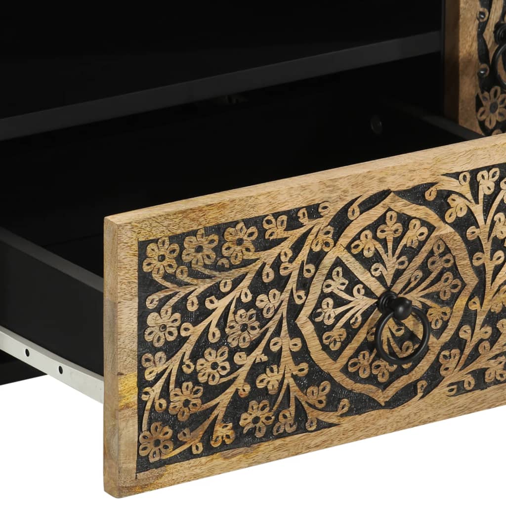 vidaXL Έπιπλο Τηλεόρασης 105 x 33 x 46 εκ. από Μασίφ Ξύλο Μάνγκο