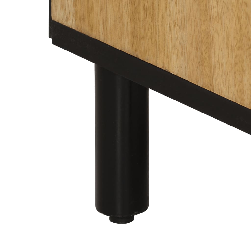 vidaXL Ντουλάπι Μπάνιου 38 x 33 x 160 εκ. από Μασίφ Ξύλο Μάνγκο