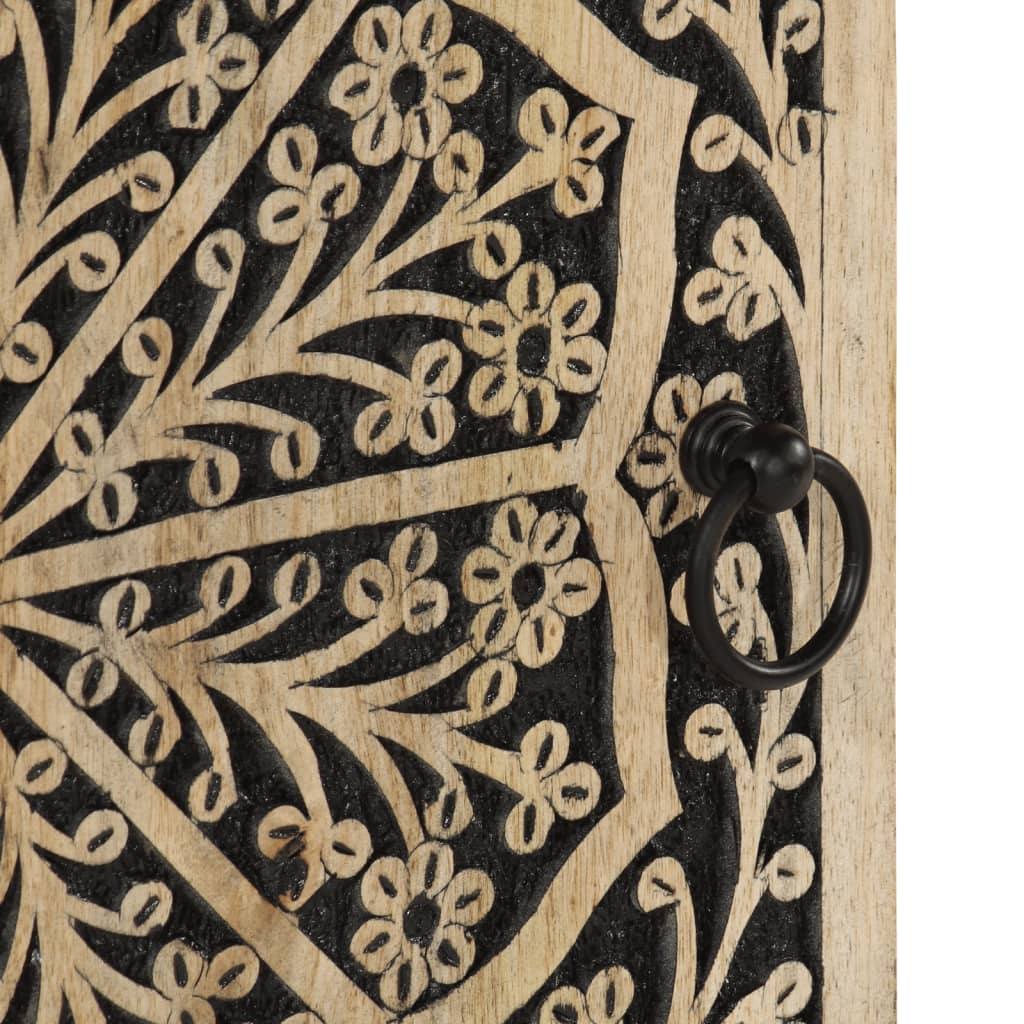 vidaXL Βοηθητικό Ντουλάπι 40 x 33 x 75 εκ. από Μασίφ Ξύλο Μάνγκο