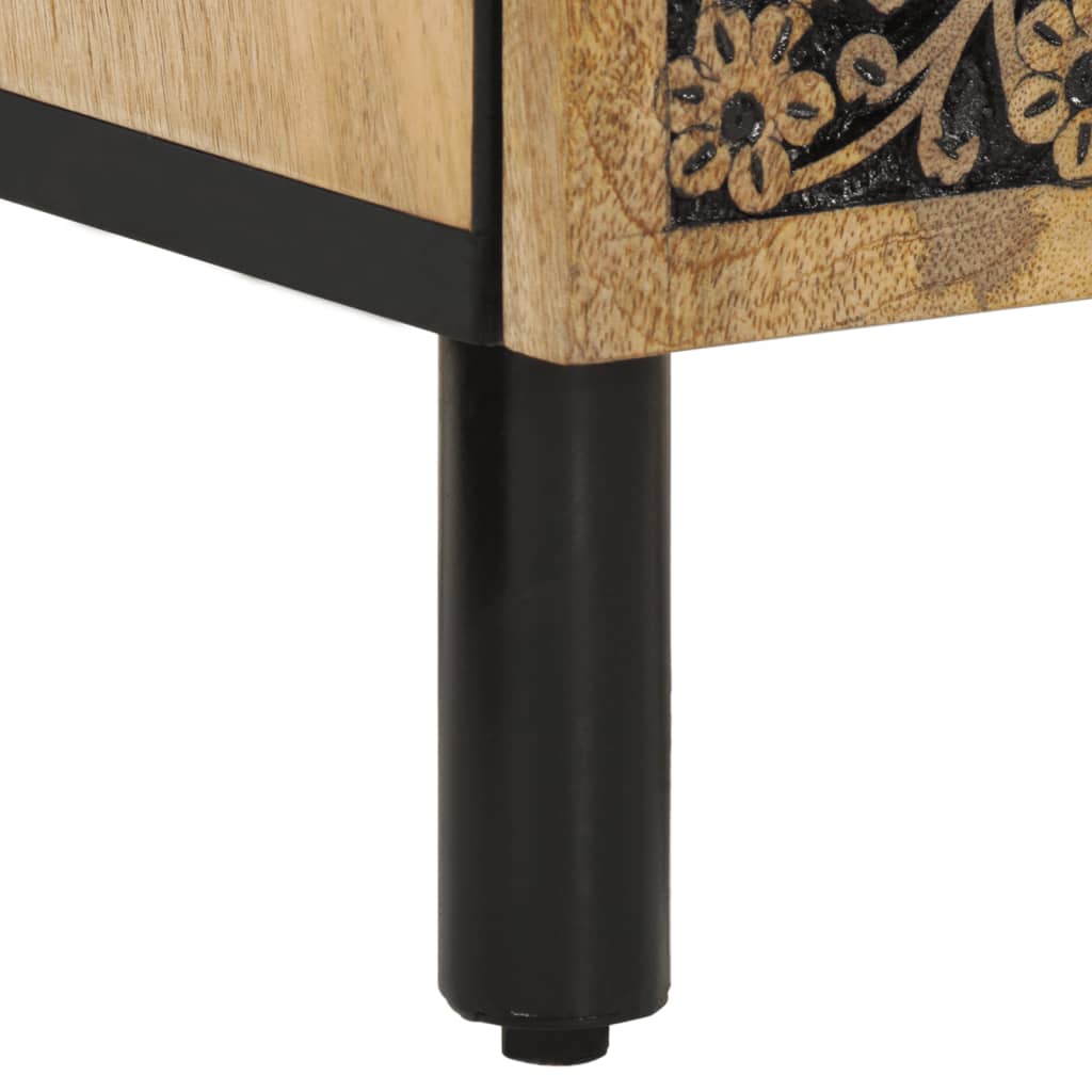 vidaXL Βοηθητικό Ντουλάπι 40 x 33 x 75 εκ. από Μασίφ Ξύλο Μάνγκο