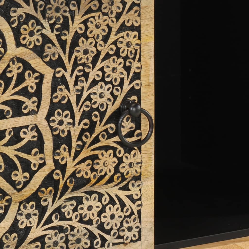 vidaXL Βοηθητικό Ντουλάπι 80 x 33 x 75 εκ. από Μασίφ Ξύλο Μάνγκο