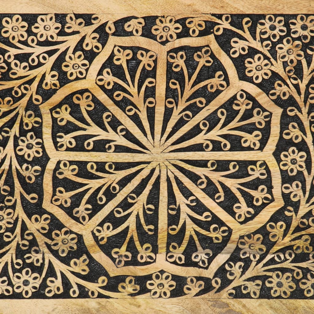 vidaXL Βοηθητικό Ντουλάπι 80 x 33 x 75 εκ. από Μασίφ Ξύλο Μάνγκο