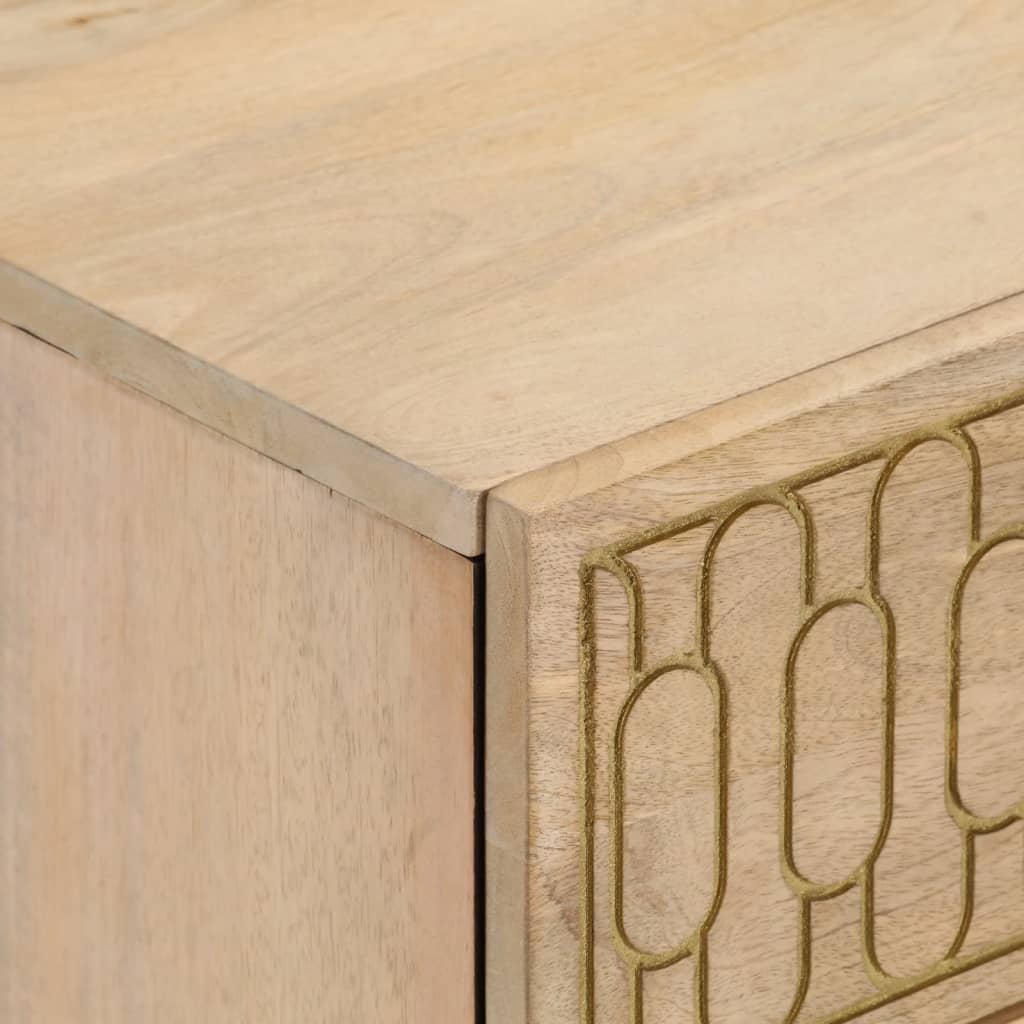 vidaXL Κομοδίνα 2 τεμ. 40 x 33 x 46 εκ. από Μασίφ Ξύλο Μάνγκο