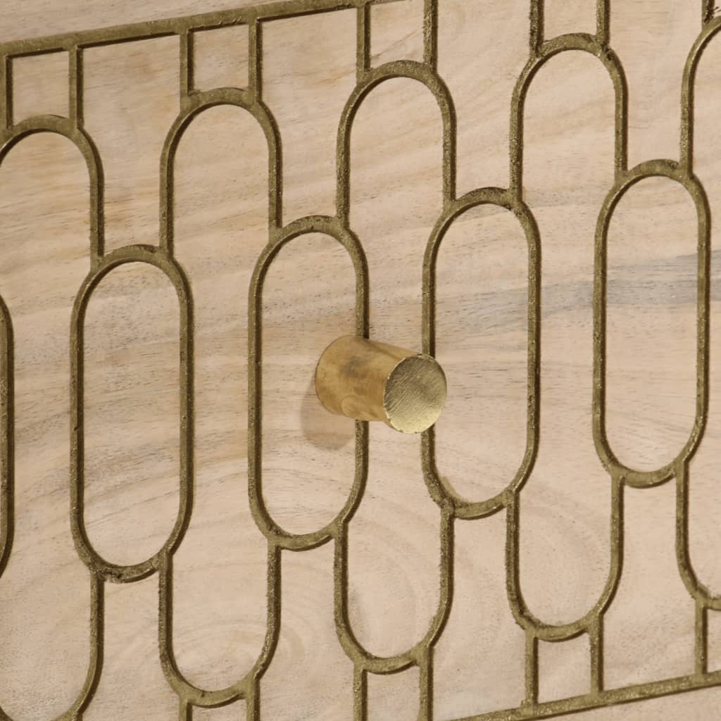 vidaXL Βοηθητικό Ντουλάπι 60 x 33 x 75 εκ. από Μασίφ Ξύλο Μάνγκο