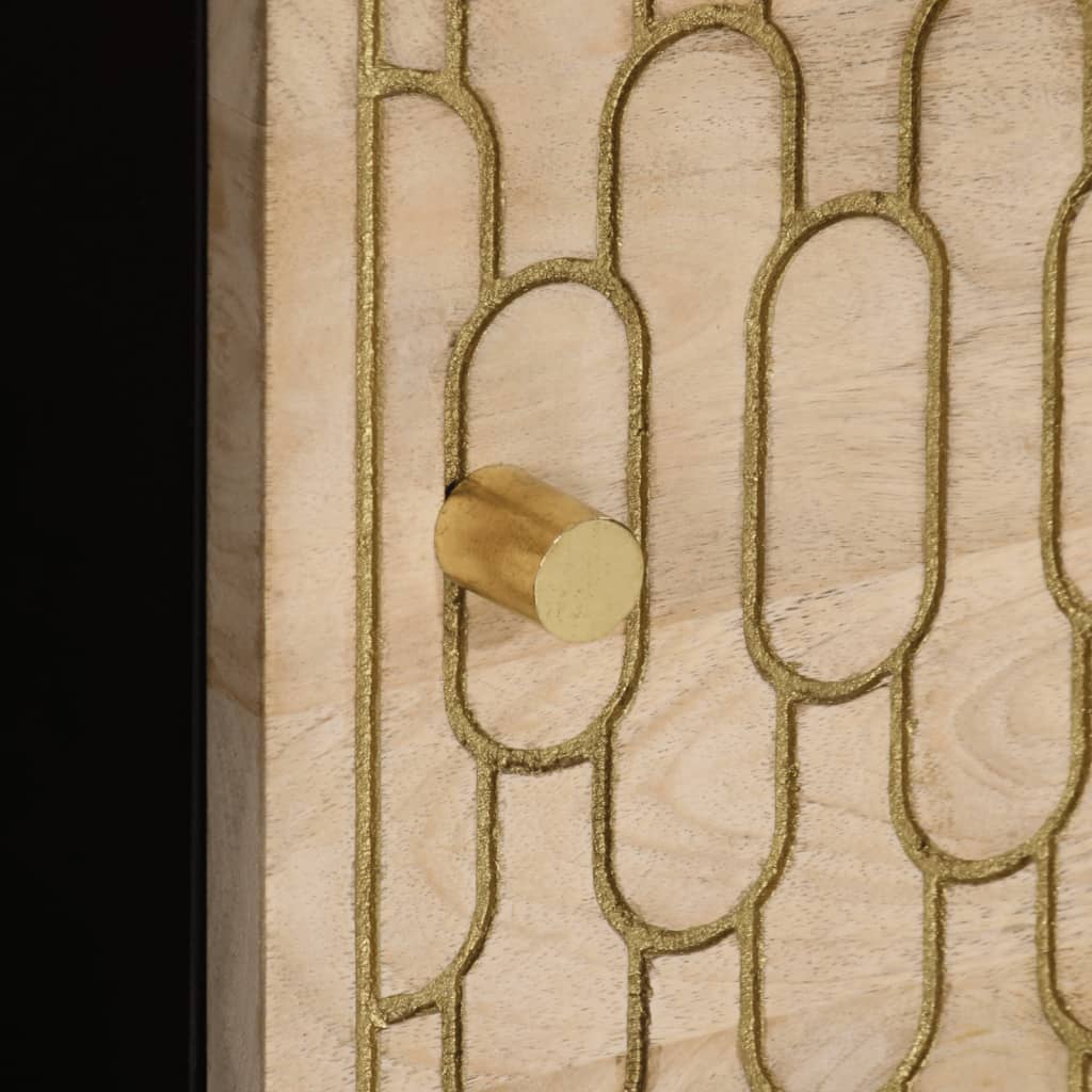 vidaXL Τραπεζάκι Σαλονιού 80 x 50 x 40 εκ. από Μασίφ Ξύλο Μάνγκο