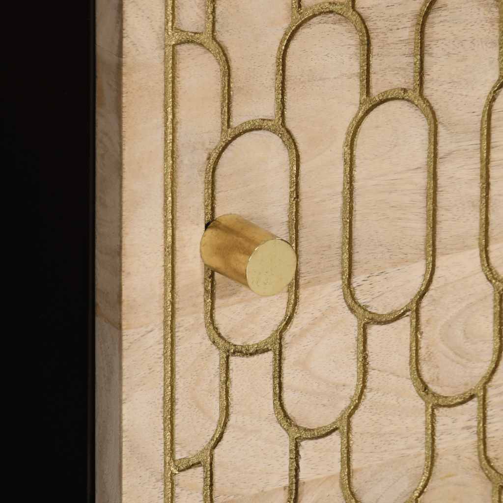 vidaXL Τραπεζάκι Σαλονιού 80 x 50 x 40 εκ. από Μασίφ Ξύλο Μάνγκο