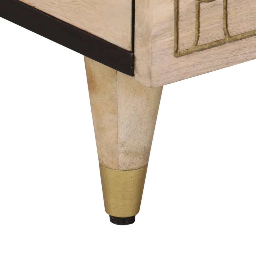 vidaXL Τραπεζάκι Σαλονιού 80 x 50 x 40 εκ. από Μασίφ Ξύλο Μάνγκο