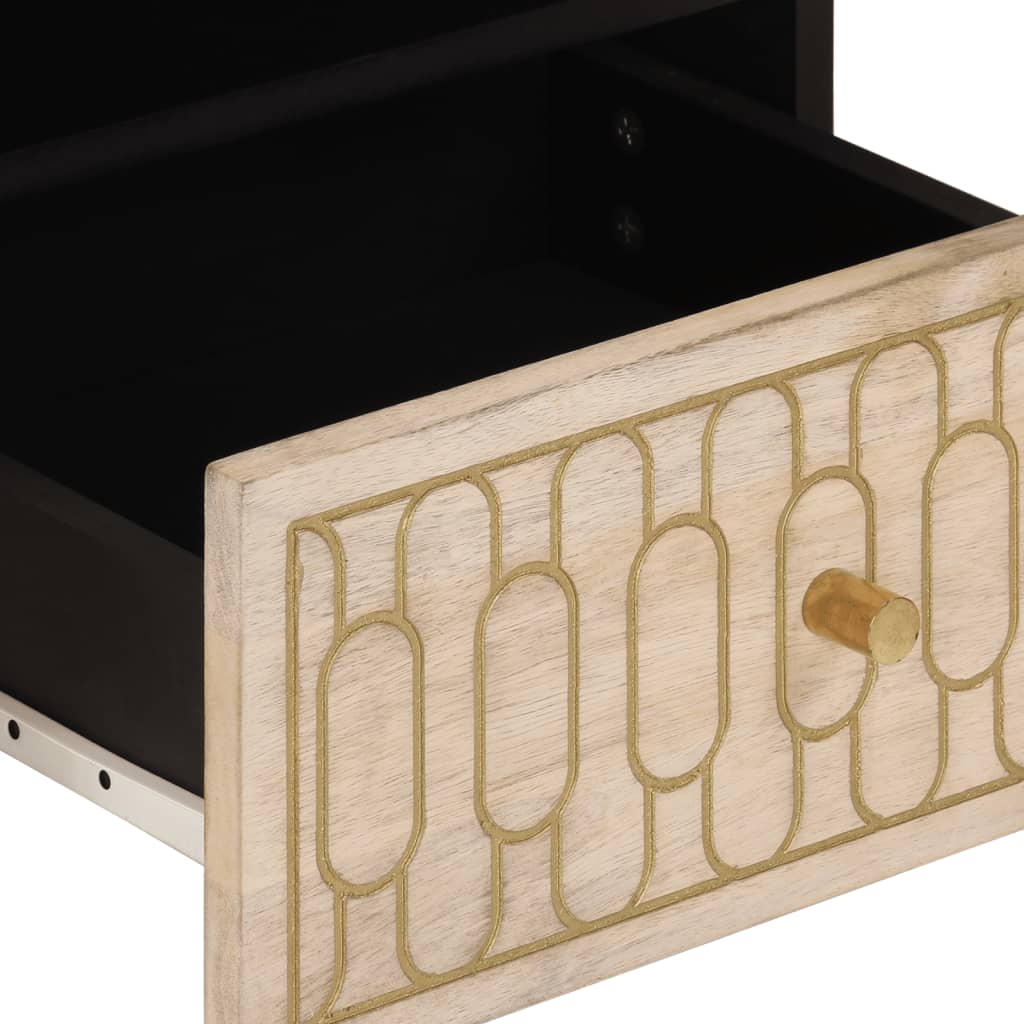 vidaXL Τραπεζάκι Σαλονιού 80 x 54 x 40 εκ. από Μασίφ Ξύλο Μάνγκο