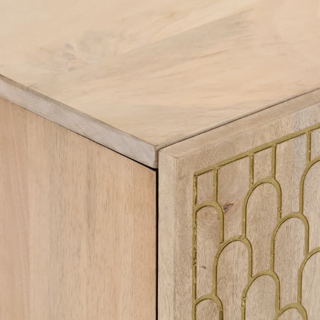 vidaXL Έπιπλο Τηλεόρασης 80 x 31 x 46 εκ. από Μασίφ Ξύλο Μάνγκο