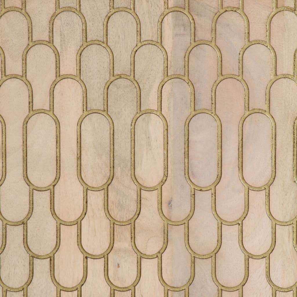 vidaXL Ντουλάπι Μπάνιου 62 x 33 x 58 εκ. από Μασίφ Ξύλο Μάνγκο