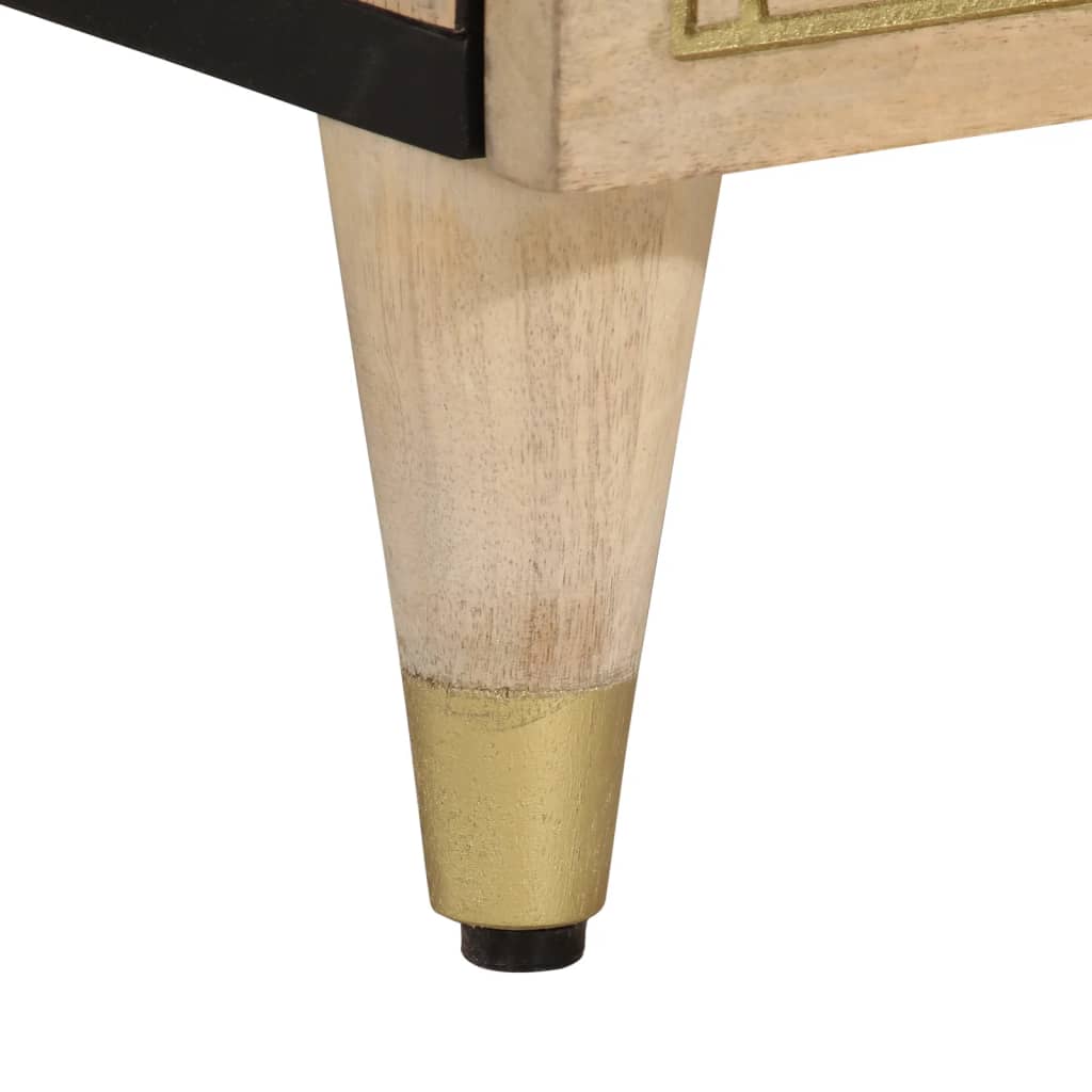 vidaXL Βοηθητικό Ντουλάπι 60 x 33 x 75 εκ. από Μασίφ Ξύλο Μάνγκο