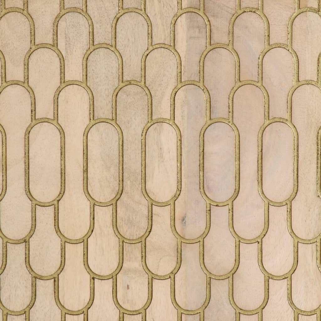 vidaXL Βοηθητικό Ντουλάπι 90 x 33 x 75 εκ. από Μασίφ Ξύλο Μάνγκο