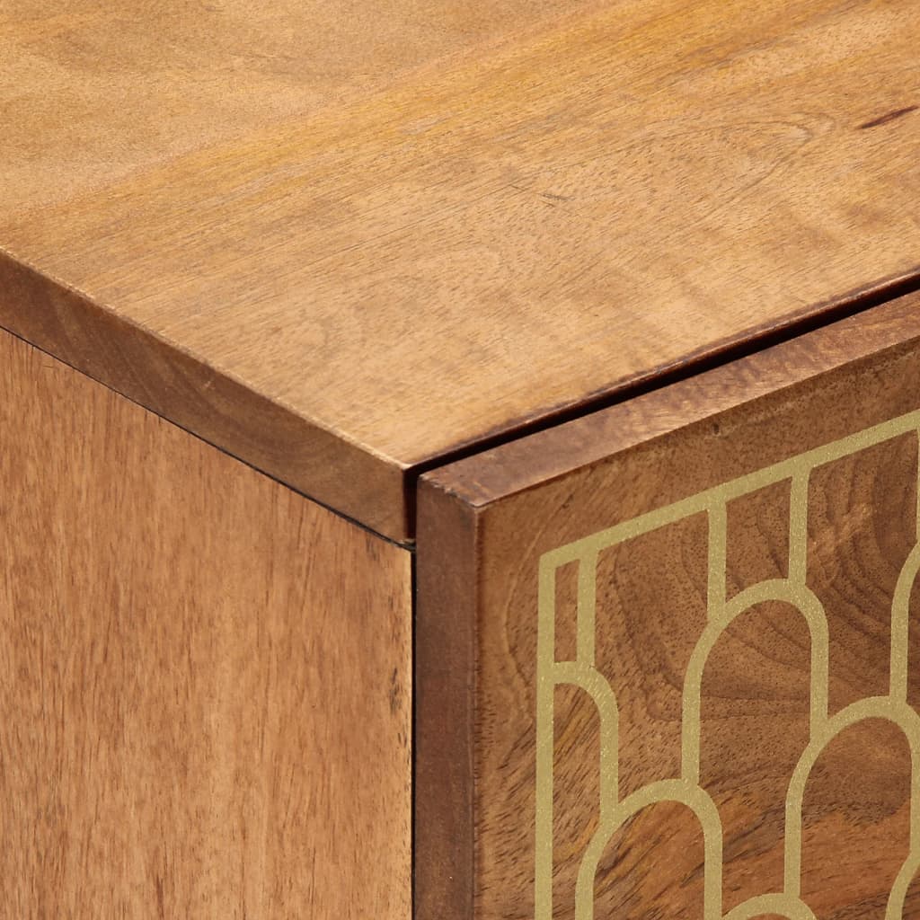 vidaXL Κομοδίνα 2 τεμ. 40 x 33 x 46 εκ. από Μασίφ Ξύλο Μάνγκο