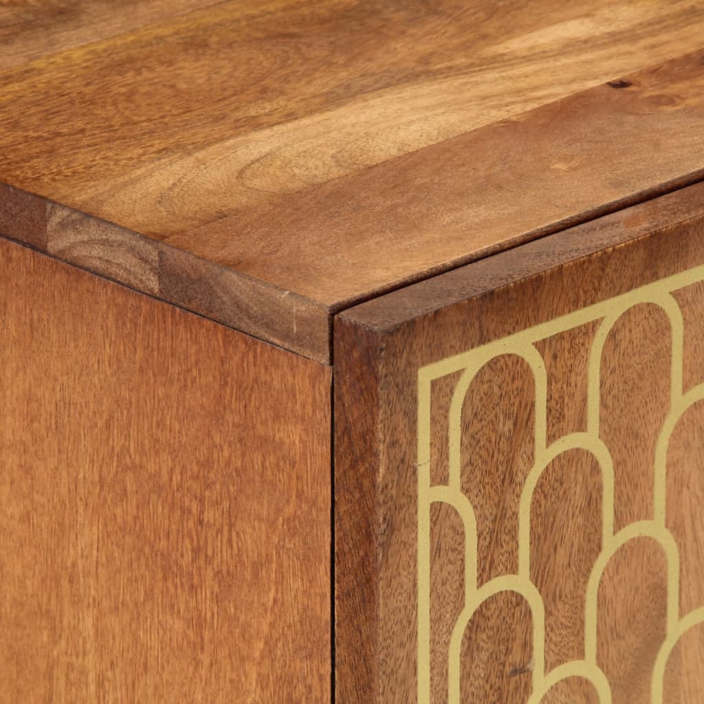 vidaXL Βοηθητικό Ντουλάπι 60 x 33 x 75 εκ. από Μασίφ Ξύλο Μάνγκο