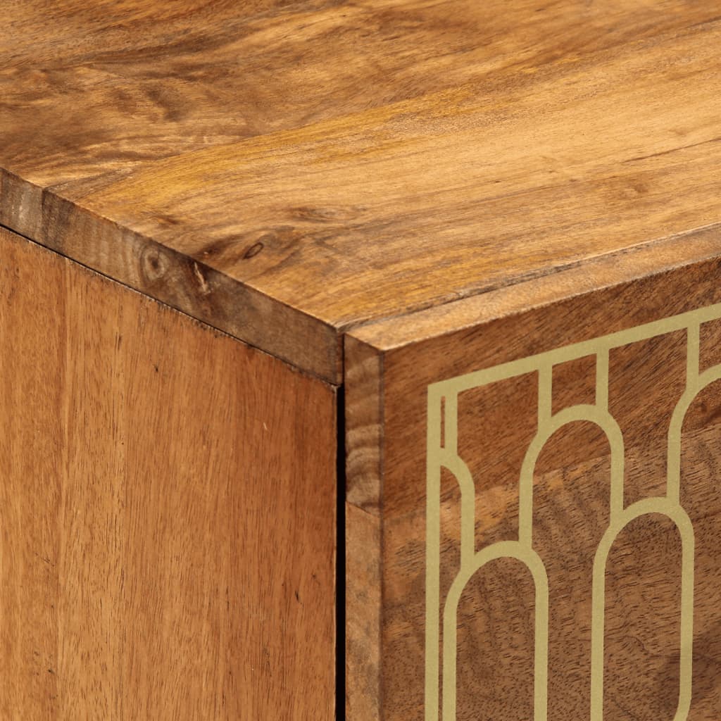 vidaXL Βοηθητικό Ντουλάπι 60 x 33 x 75 εκ. από Μασίφ Ξύλο Μάνγκο