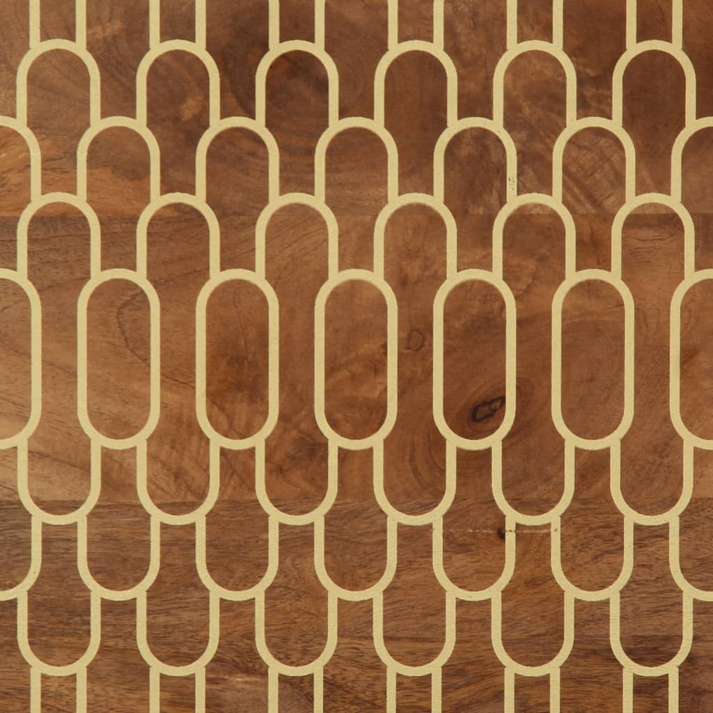 vidaXL Τραπεζάκι Σαλονιού 80 x 50 x 40 εκ. από Μασίφ Ξύλο Μάνγκο