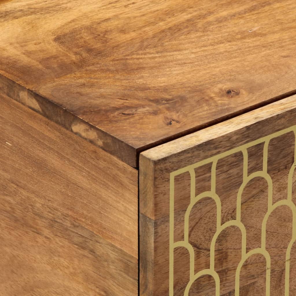 vidaXL Τραπεζάκι Σαλονιού 80 x 50 x 40 εκ. από Μασίφ Ξύλο Μάνγκο