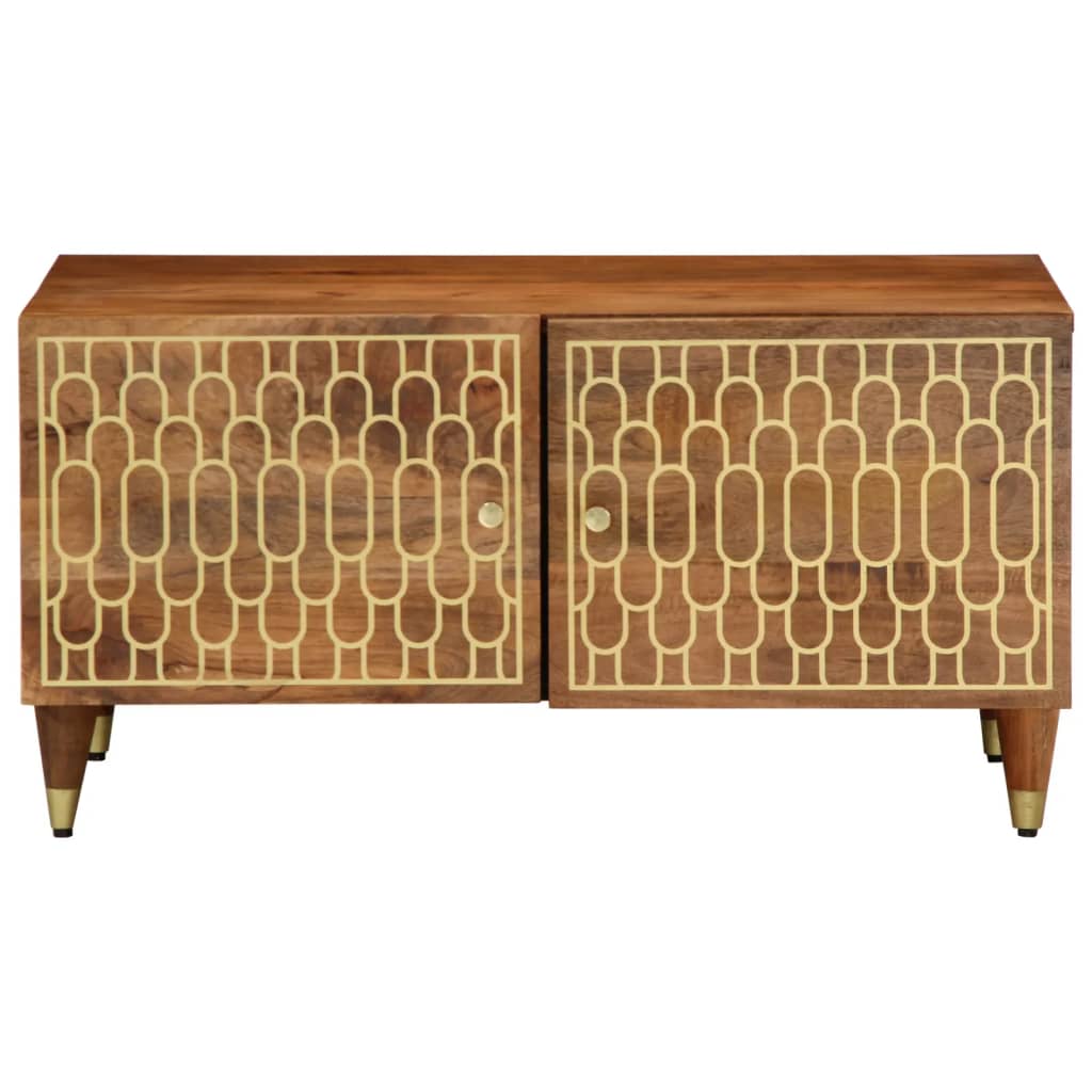 vidaXL Τραπεζάκι Σαλονιού 80 x 50 x 40 εκ. από Μασίφ Ξύλο Μάνγκο