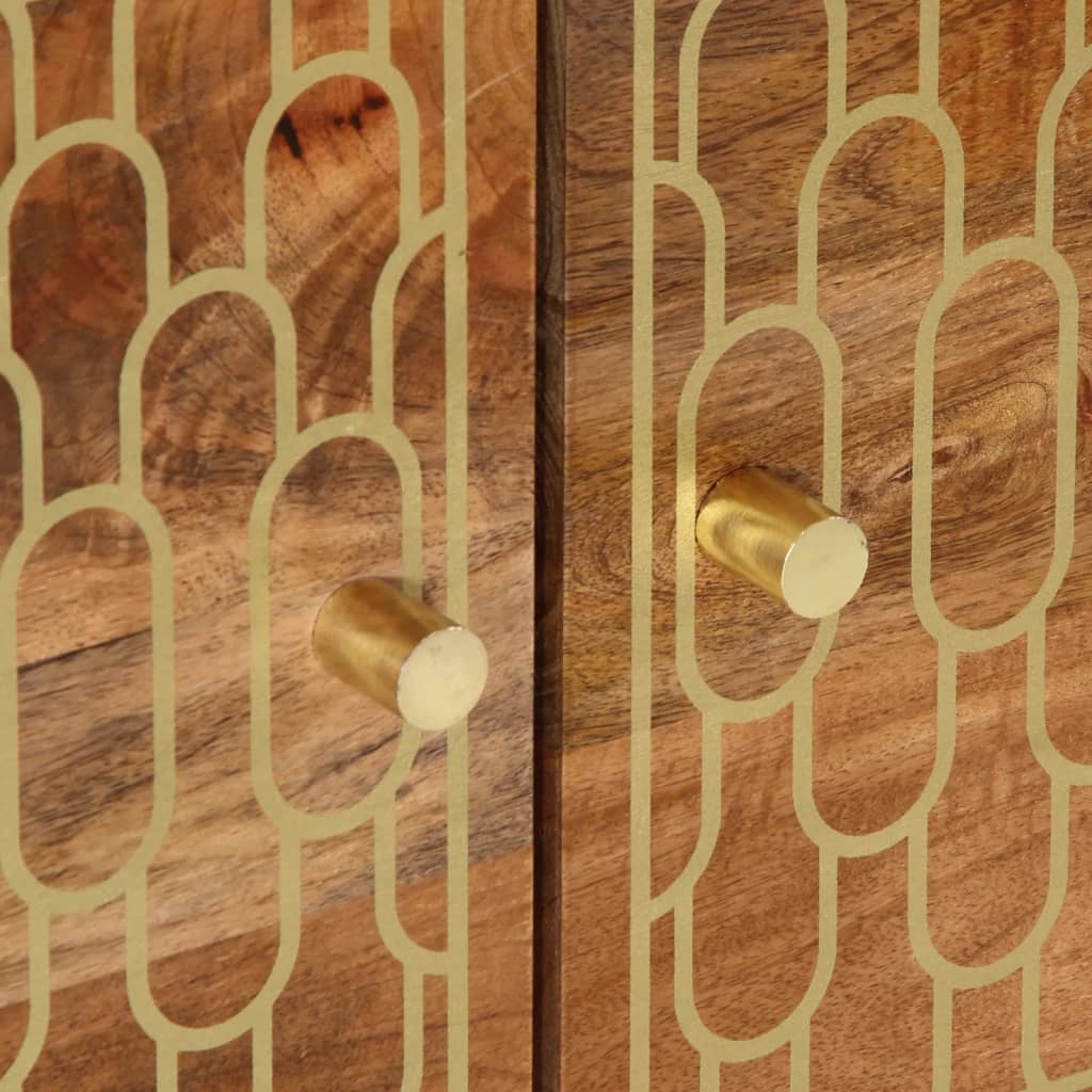 vidaXL Τραπεζάκι Σαλονιού 80 x 50 x 40 εκ. από Μασίφ Ξύλο Μάνγκο