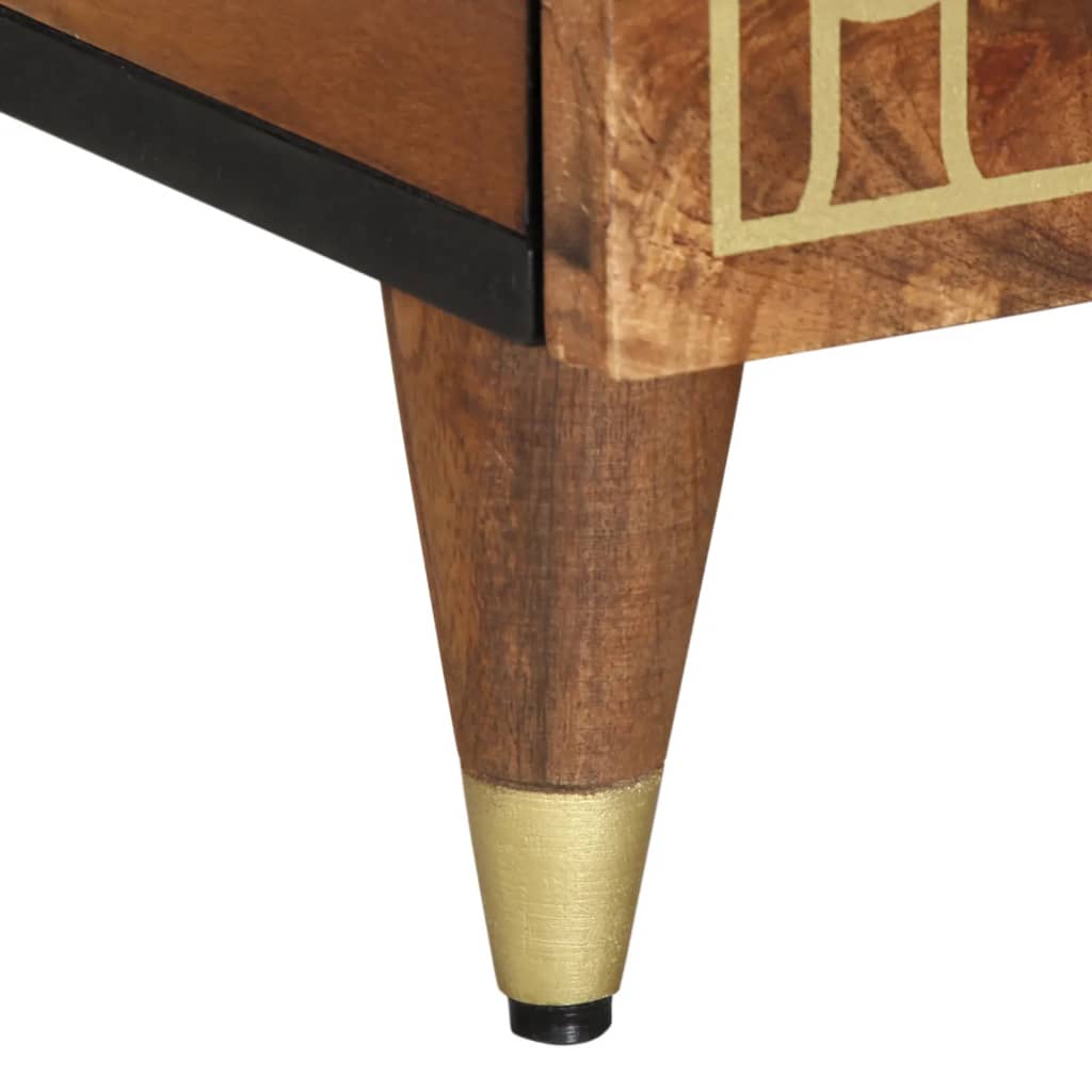 vidaXL Τραπεζάκι Σαλονιού 80 x 50 x 40 εκ. από Μασίφ Ξύλο Μάνγκο