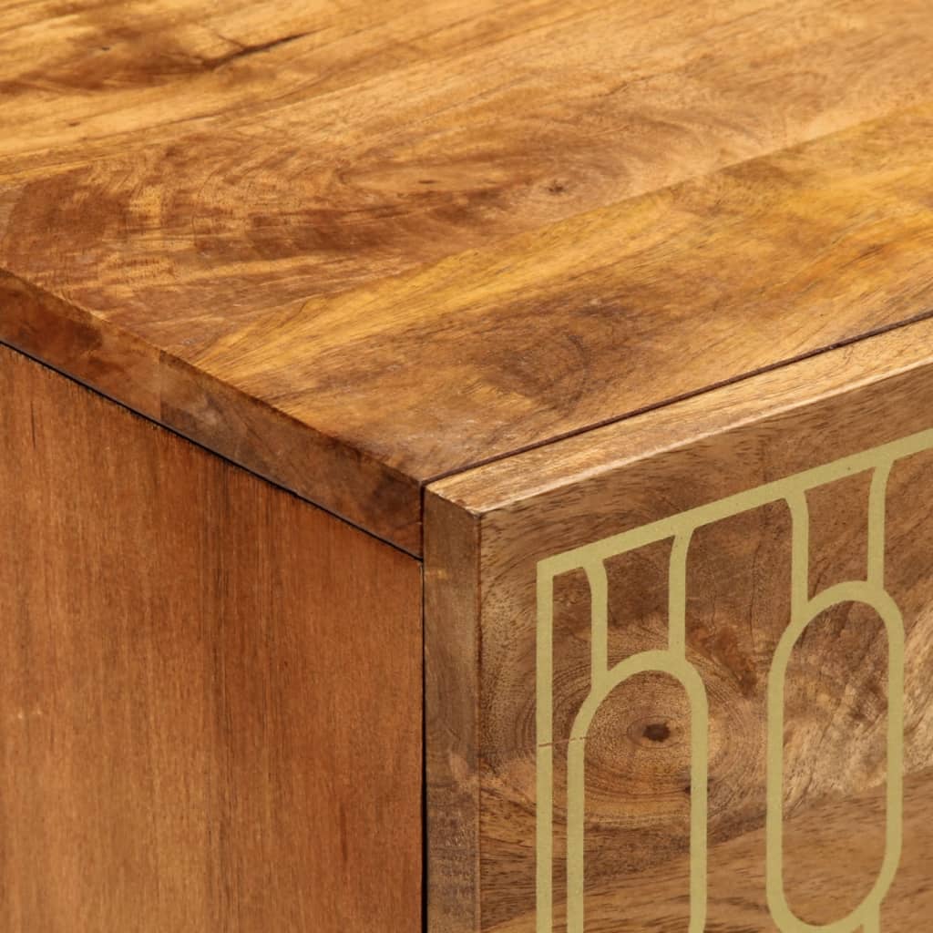 vidaXL Κομοδίνο 50 x 33 x 60 εκ. από Μασίφ Ξύλο Μάνγκο