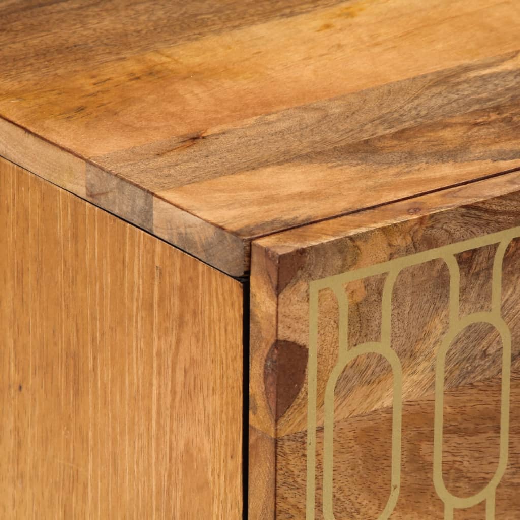 vidaXL Κομοδίνο 50x33x62 εκ. από Μασίφ Ξύλο Μάνγκο