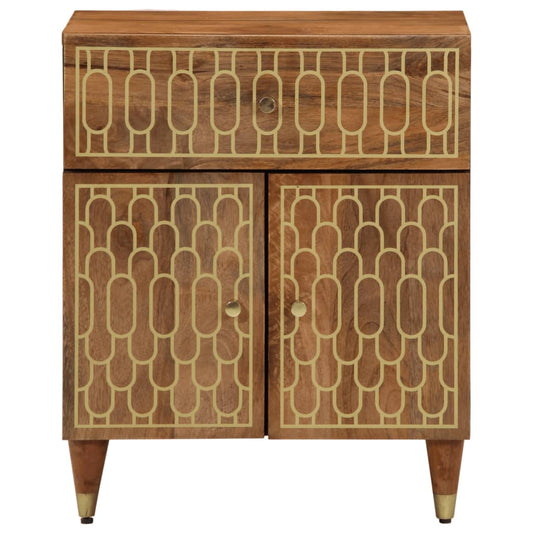 vidaXL Κομοδίνο 50 x 33 x 60 εκ. από Μασίφ Ξύλο Μάνγκο