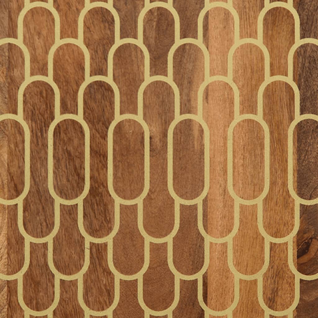 vidaXL Κομοδίνο 50 x 33 x 60 εκ. από Μασίφ Ξύλο Μάνγκο